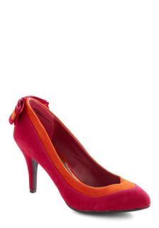 Among the Fuchsia Heel  Mod Retro Vintage Heels