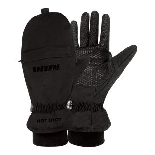 Hot Shot Windstopper Glove/Mitten Combo — Black  Cold Weather Gloves