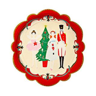 nutcracker party plate set of 12 by little baby company