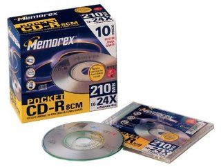 Memorex Mini CD R CD Rohlinge 210MB Slim Jewel Case Computer & Zubehr