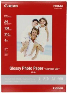 Canon GP 501 Fotoglanzpapier (210 g/qm), A4, 100 Blatt Canon Bürobedarf & Schreibwaren