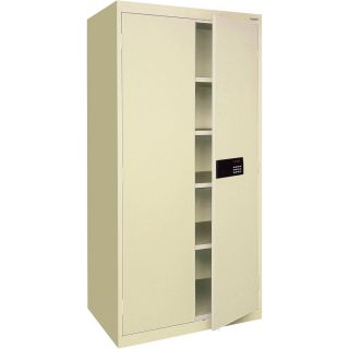 Sandusky Lee Keyless Electronic Cabinet — 36in.W x 18in.D x 78in.H  Storage Cabinets