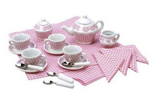 girl's picnic tea set by oskar & catie