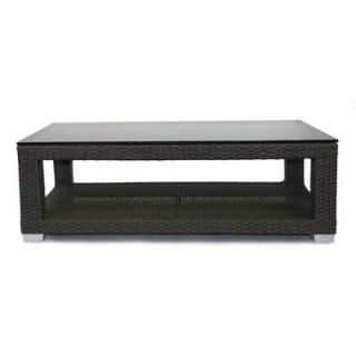Patio Heaven Signature Coffee Table with Tempered Glass Top