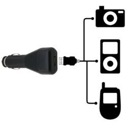 Tape Cassette Adapter/ Car Charger for Apple iPod/ iPhone 3GS/ 4 Eforcity Cell Phone Chargers