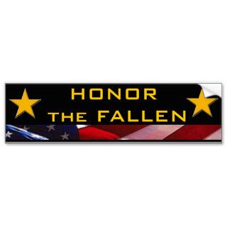 "Honor the Fallen" Bumper Stickers