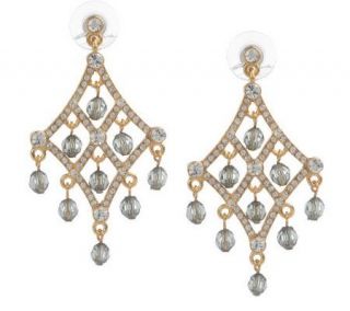 Joan Rivers Elegant Evening Chandelier Earrings —