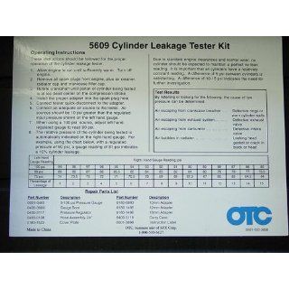 OTC 5609 Cylinder Leakage Tester Kit Automotive