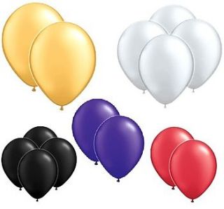 pack of 10 or 100 metallic balloons by sleepyheads