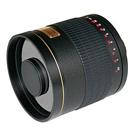 Rokinon 500mm f/6.3 Black Diamond Mirror Lens for Pentax Rokinon Lenses & Flashes