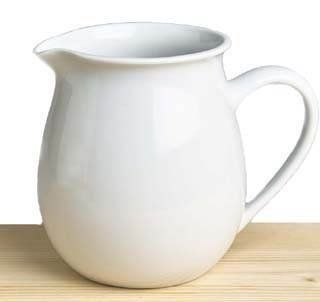 Porzellan Milchkrug 1,4 Liter, Küche & Haushalt