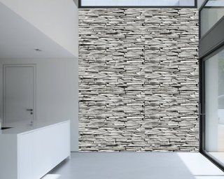 Fototapete selbstklebende Fototapeten   Sandsteinwand Steinwand Gre220 x90 Stein Granitsteine Küche & Haushalt