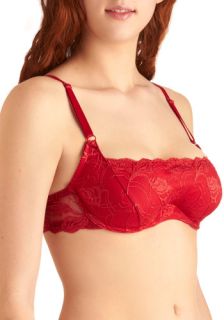 Beauty and Lace Balconette Bra in Red  Mod Retro Vintage Underwear