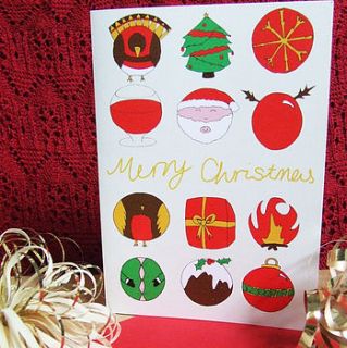 illustrated christmas card by start today illustrations