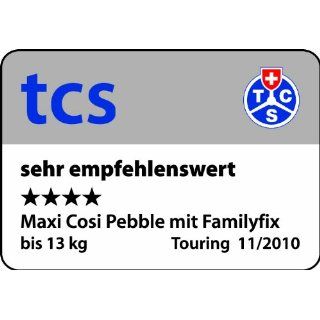 Maxi Cosi 63005311 Pebble Kinderautositz Gruppe 0+ (bis 13 kg), ab der Geburt bis ca. 12 Monate, FamilyFix Konzept, confetti MAXI COSI Baby