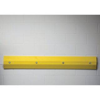 Vestil Rubber Bumper for Steel Square Handrail — 72In.L x 10In.H, Model# M-BUMP  Safety Railing