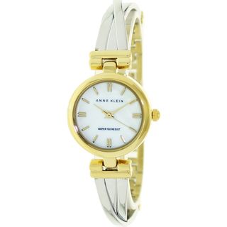 Anne Klein Women's Two Tone Mother of Pearl Dial Watch Anne Klein Women's Anne Klein Watches