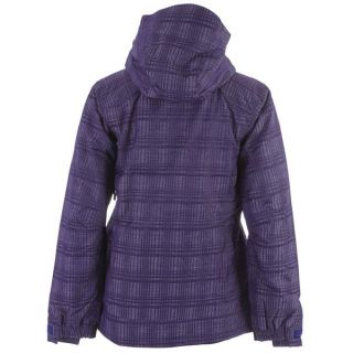 686 Reserved Luster Insulated Snowboard Jacket Iris Heather Plaid   Womens 2014