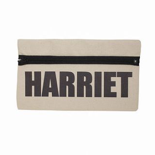 personalised name pencil case by tillyanna