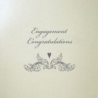 engagement card by apple of my eye design