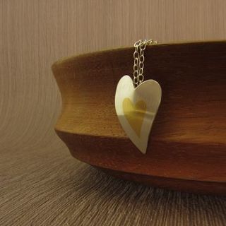 handcrafted loveheart pendant by joanne tinley jewellery