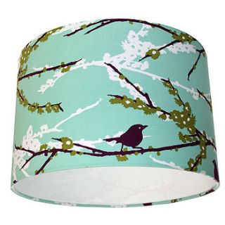 bird on a branch lampshade by love frankie