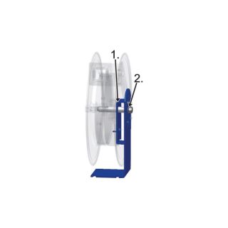 Coxreels Air/Water Hose Reel With Hose — 3/8in. x 50ft. Hose, Max. 250 PSI  Air Hoses   Reels