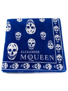 Alexander Mcqueen Skull Print Towel