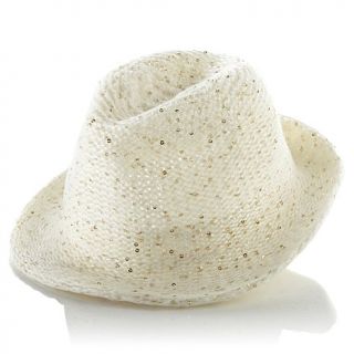Sparkle Knit Fedora with Adjustable Fit