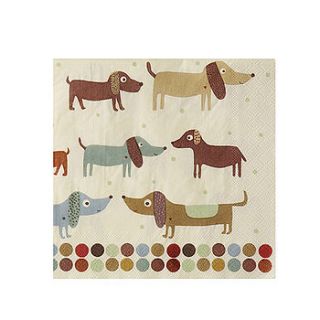 hot dog paper napkins pk20 by ulster weavers