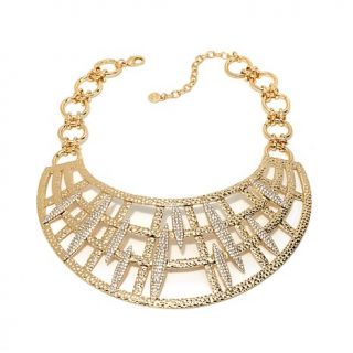 R.J. Graziano "Dress to Thrill" Pavé Crystal 16 1/2" Collar Necklace