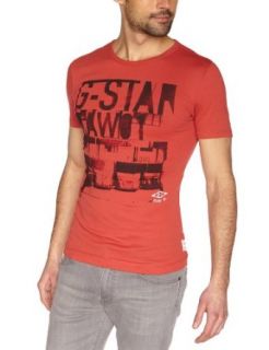 G STAR Herren T Shirt ART Shelby r t s/s   84083A.4835, Gr. 54 (XL), Rot (ketchup 3483) Bekleidung
