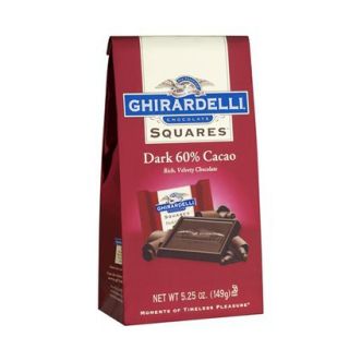Ghirardelli Dark 60% Cacao Chocolate Squares 5.2
