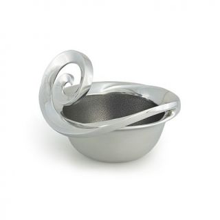 Polished Aluminum Candy/Nut Serving Bowl