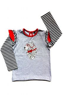 frilly leopard t shirt by rockabye baby