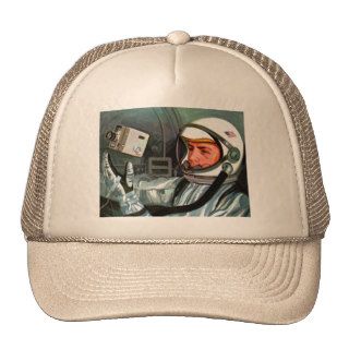 Retro Vintage Kitsch NASA Astronaut Super 8 Camera Trucker Hat