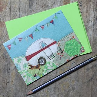 patchwork caravan postcards by snapdragon