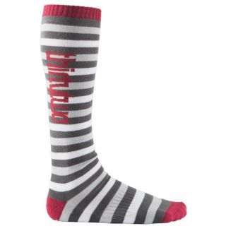 32   Thirty Two Bars & Stripes Socks Grey/Red 2014