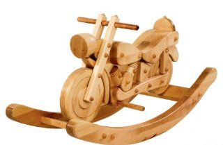 Schaukelmotorrad Schaukelpferd Holzspielzeug PUCK NEU Spielzeug