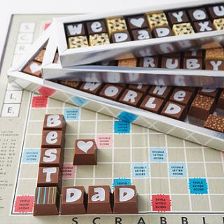 letter and number chocolate blocks by chocolate by cocoapod chocolate