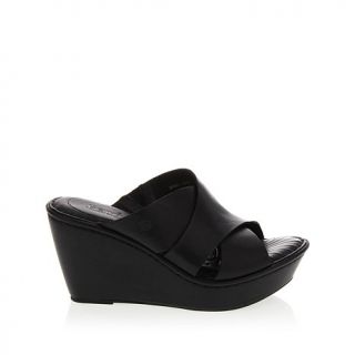 Born® "Nikki" Leather Platform Wedge Sandal