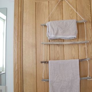 driftwood towel rail by velvet brown