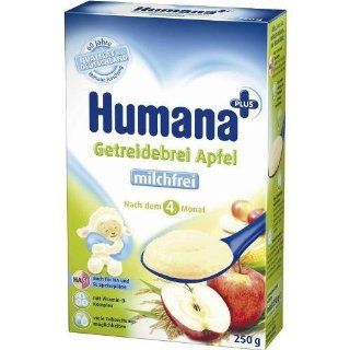 HUMANA+ Getreidebrei Apfel 250 g Drogerie & Körperpflege