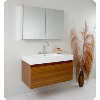 Fresca Mezzo Modern Bathroom Vanity with Medicine Cabinet