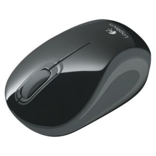 Logitech M187 Cordless Mini Mouse   Black (910 0