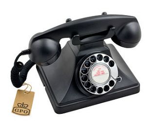 gpo 200 classic rotary dial telephone by protelx ltd