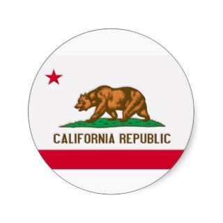 California Republic State Flag Stickers