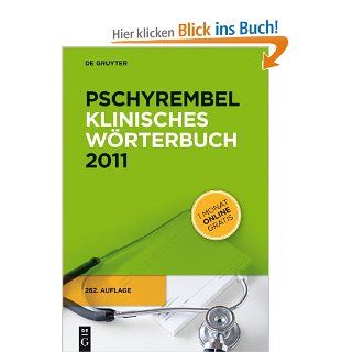 Pschyrembel Klinisches Wrterbuch 262. Auflage Pschyrembel Klinisches Worterbuch Otto Dornblth Bücher