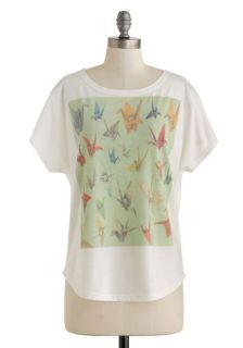 Origami With the Wind Tee  Mod Retro Vintage T Shirts