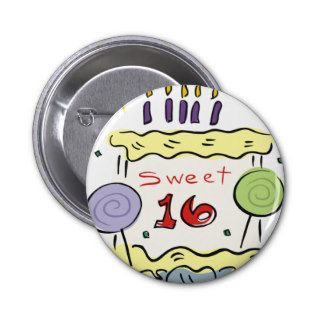 Happy Sixteenth Birthday Pin